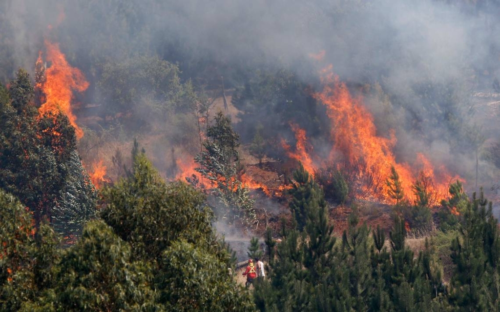 Incendio en Paraguay