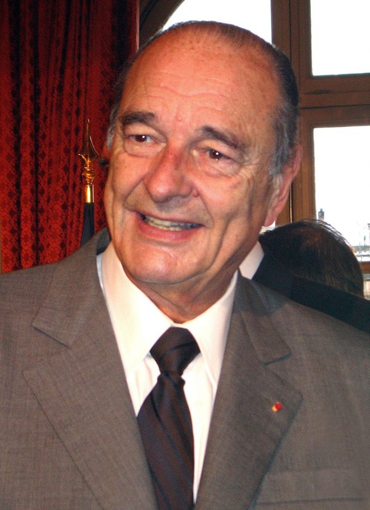 El presidente francés Jacques Chirac, foto del 2006