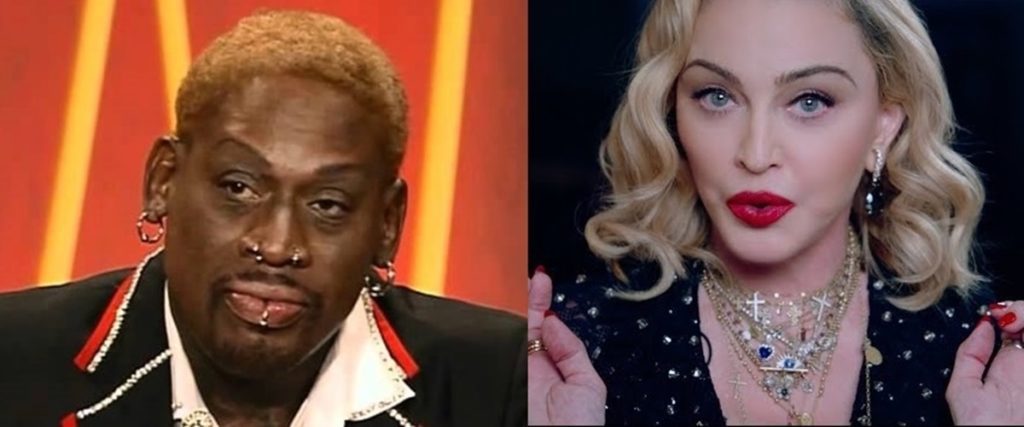 Dennis Rodman confiesa haber recibido propuestas indecorosas por parte de Madonna 