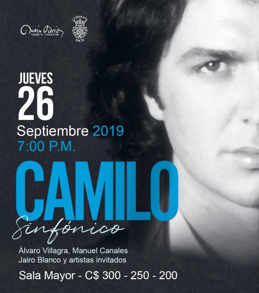 El Teatro Nacional Rubén Darío y la Camerata Bach presentan Homenaje a Camilo Sesto