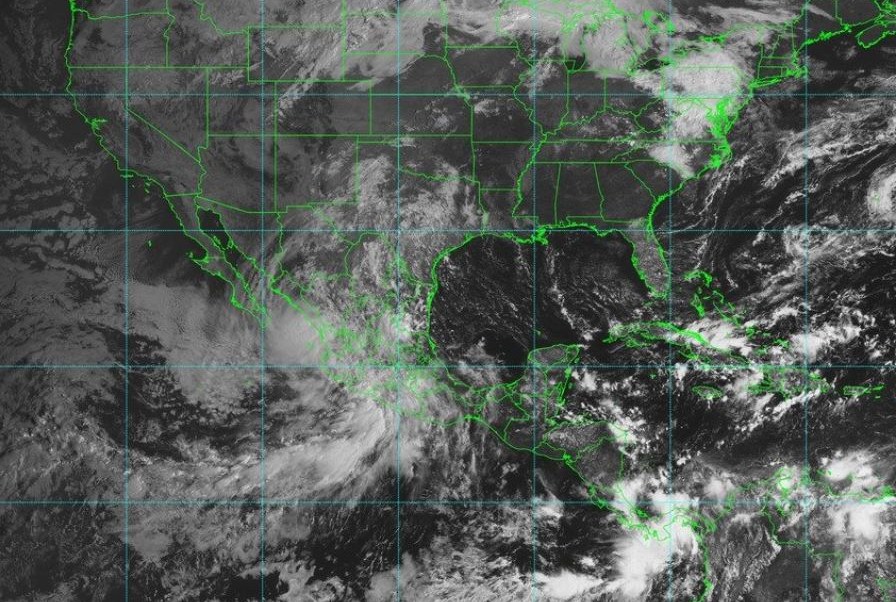 Narda se volvió a fortalecer y ahora es una Tormenta