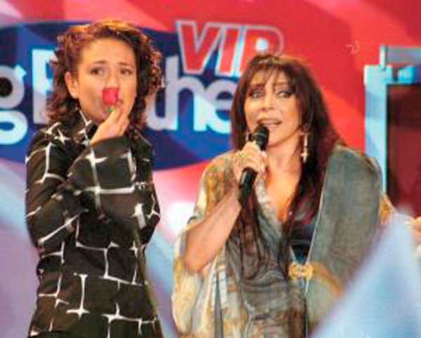 Veronica Castro y Yolanda Andrade en el program Vip Brother 2