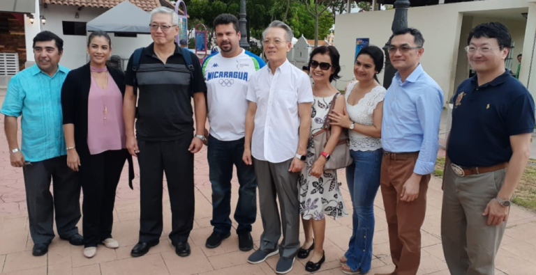 Delegación de cooperación taiwanesa visita el Puerto Salvador Allende en Managua