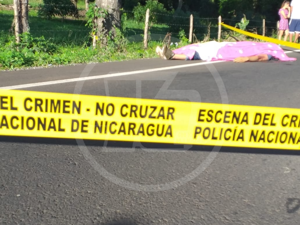 El mortal accidente ocurrió en el kilómetro 56 de la carretera Jinotepe-Nandaime