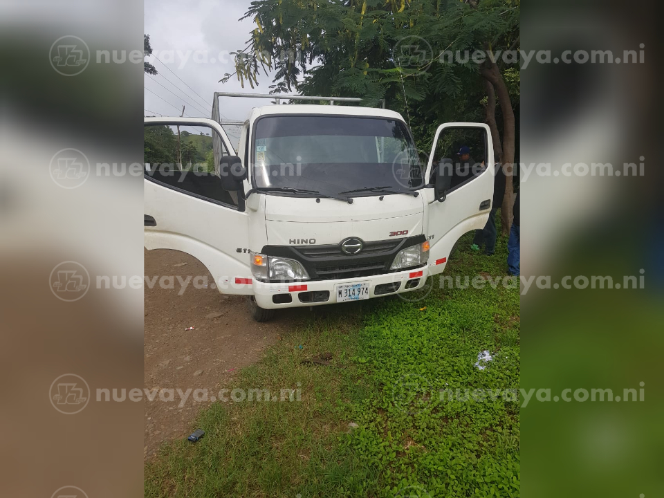 El camión fue detenido en la carretera Tola – Las Salinas