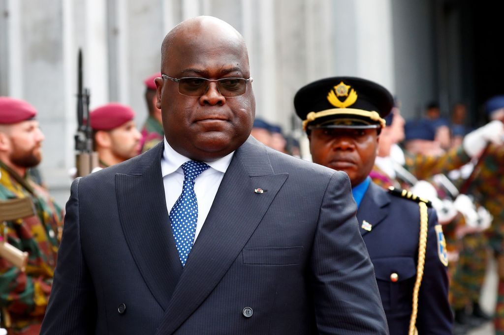 El presidente congoleño Felix Tshisekedi