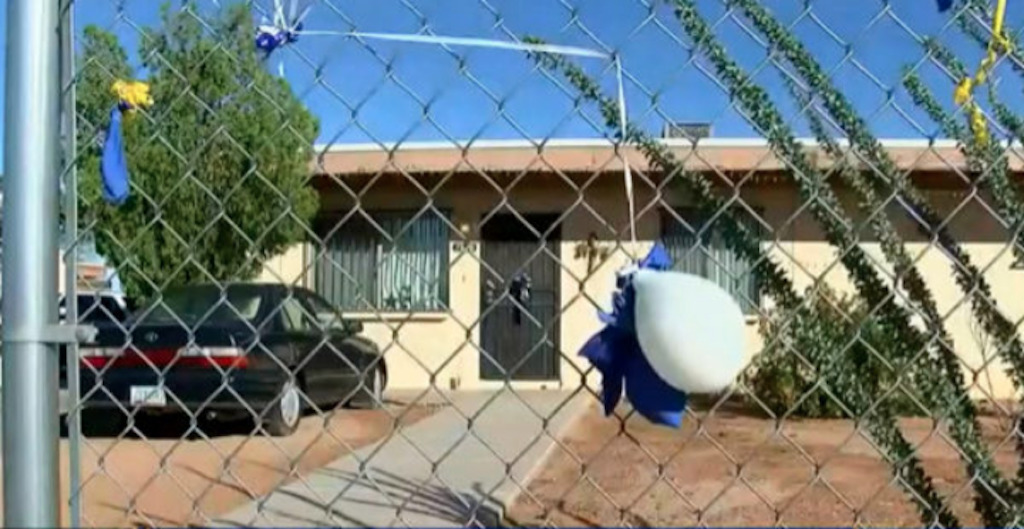 En esta vivienda un hombre mató a su hijo haciéndolo tragar agua hervida