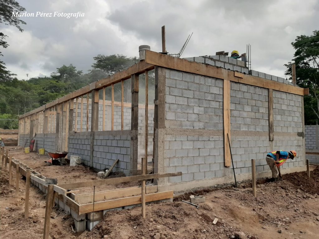 Gobierno de Nicaragua construye dos escuelas en Siuna. Foto Cortesía Marlon Pérez