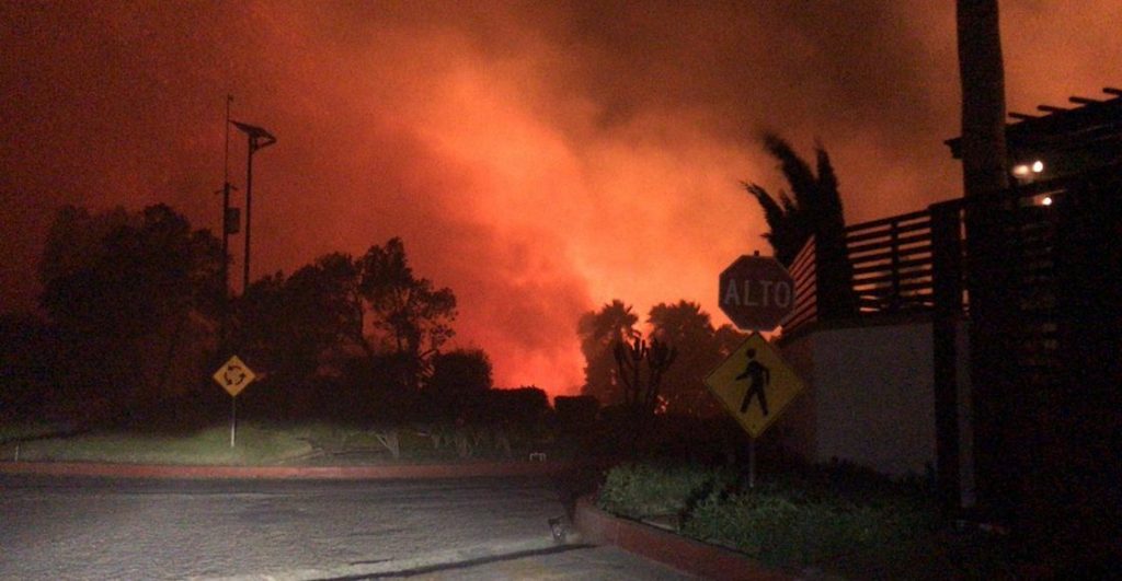 Incendios en Baja California 