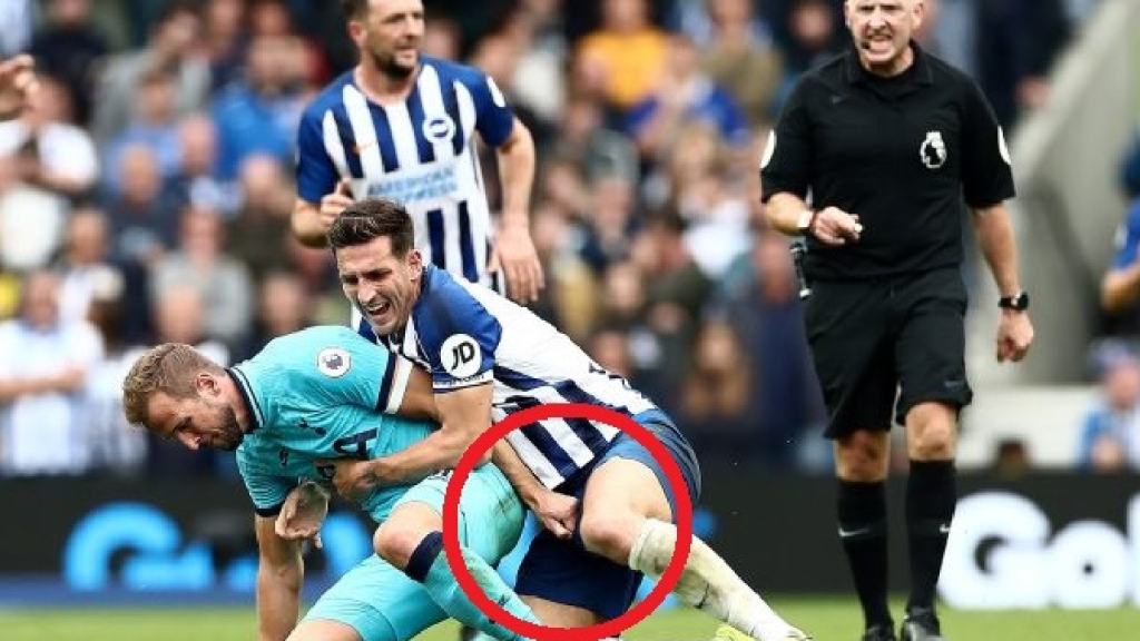 Lewis Dunk denunció a Harry Kane por quererle arrancar sus partes íntimas durante un juego de la Premier League