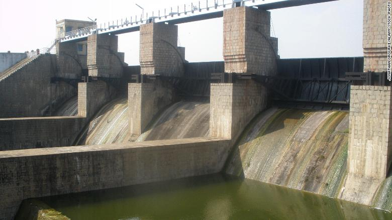 Represa Pamba en la India