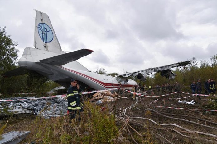 Accidente de avión en Ucrania