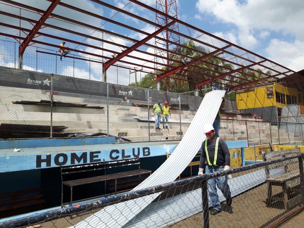 El estadio de Chinandega está siendo remodelado