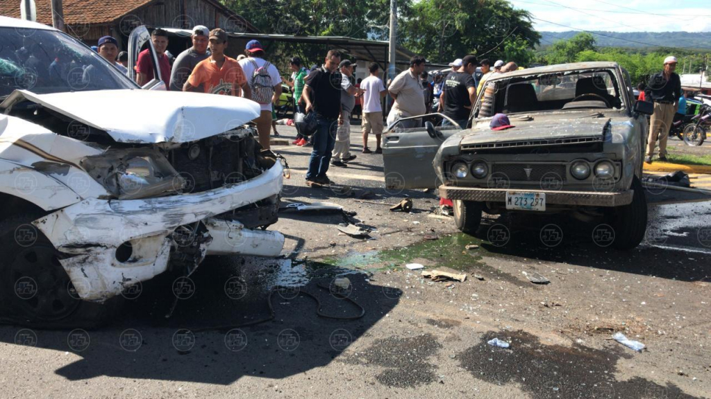 Accidente en carretera nueva a León
