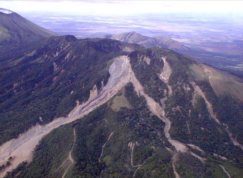 Deslave del volcán Casita