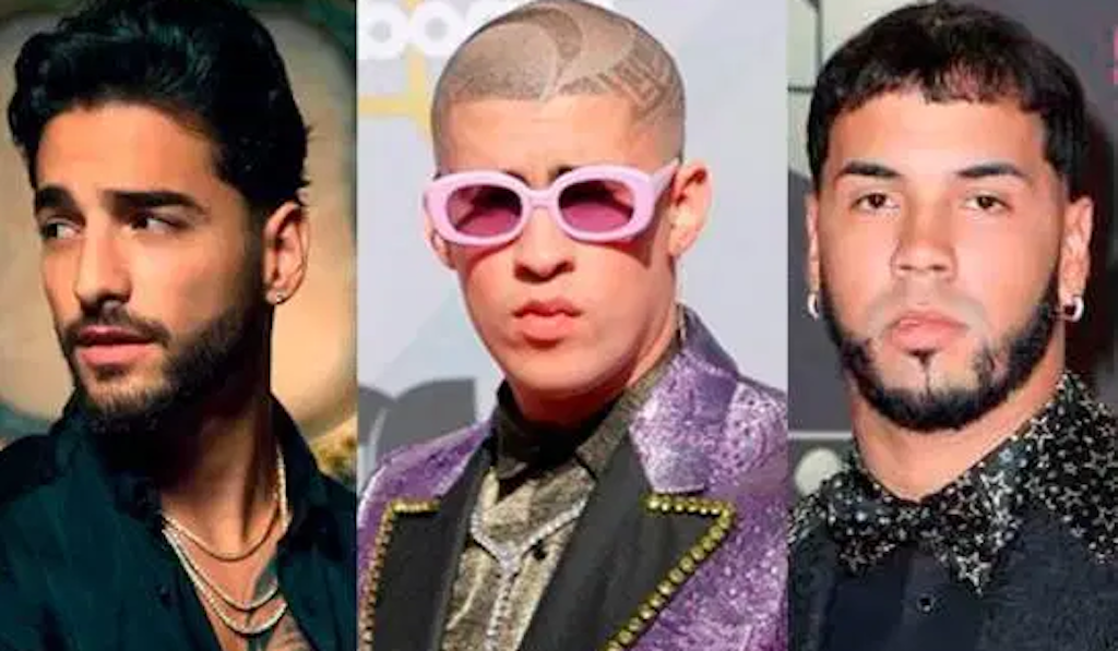 Anuel AA y Bad Bunny la tienen contra Maluma