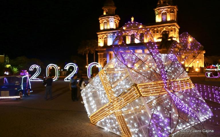 Este domingo Nicaragua estrena las luces navideñas 2019