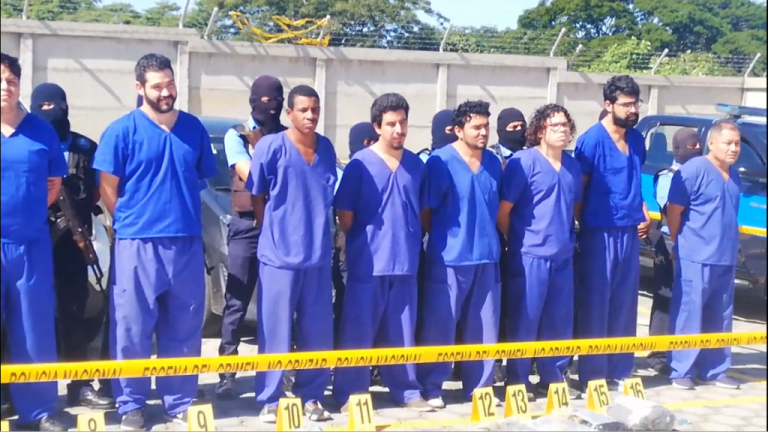 Policía Nacional presenta a terroristas capturados en Masaya