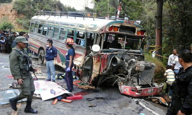 Cinco personas mueren al día en accidentes de tránsito en Guatemala