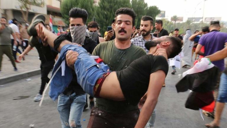 2 muertos y 42 heridos en protestas de Irak