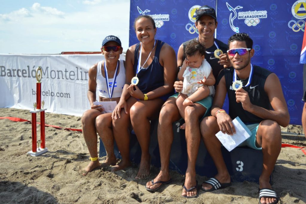 Nicaragua continúa su dominio en el Voleibol Playa