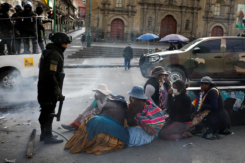 Represión en Bolivia tras golpe de Estado