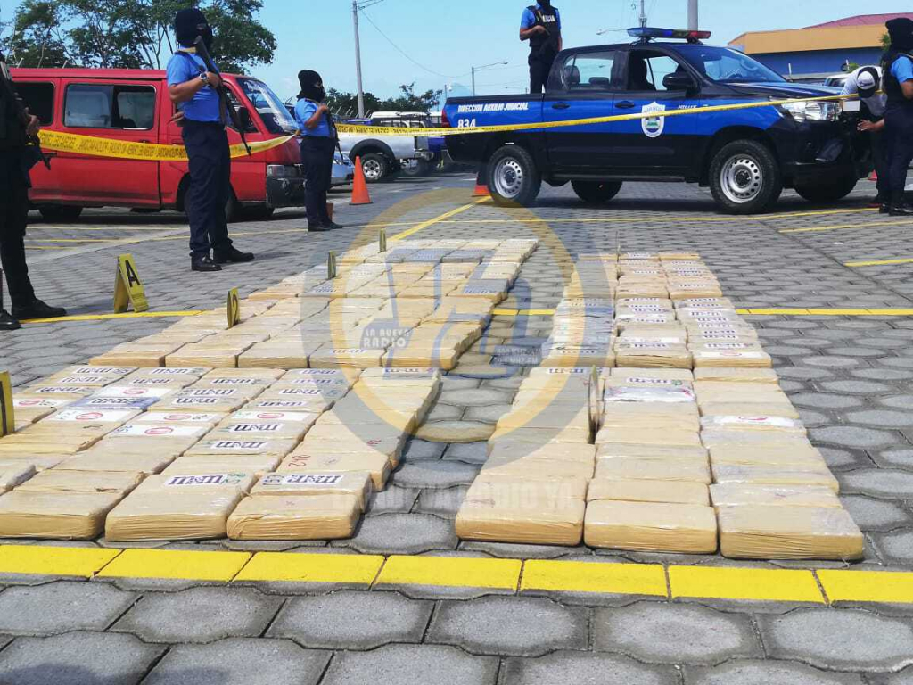 Policía de Nicaragua incauta cocaína