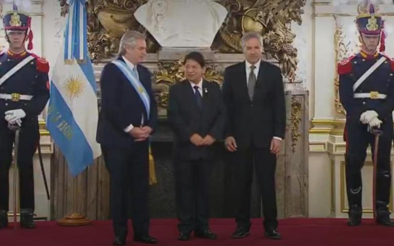 Nicaragua asiste a la toma de posesión de Alberto y Cristina Fernández en Argentina