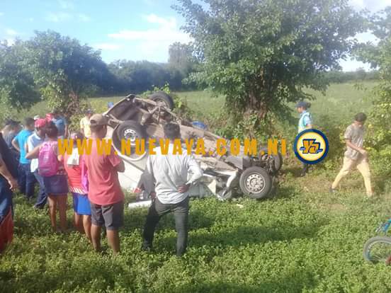 Accidente en carretera León-Chinandega