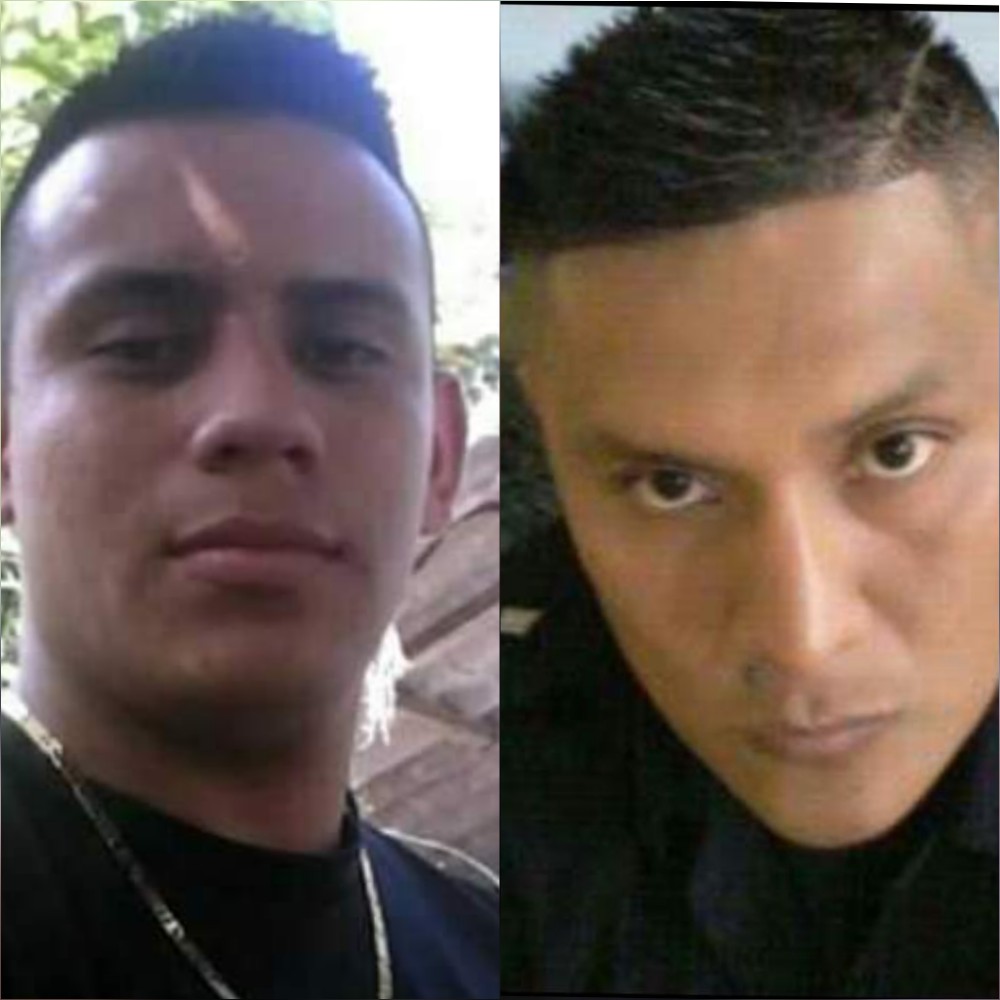 Los suboficiales Luis Alexander Mendieta Alemán y Carlos Alberto Suce Ortiz, QEPD