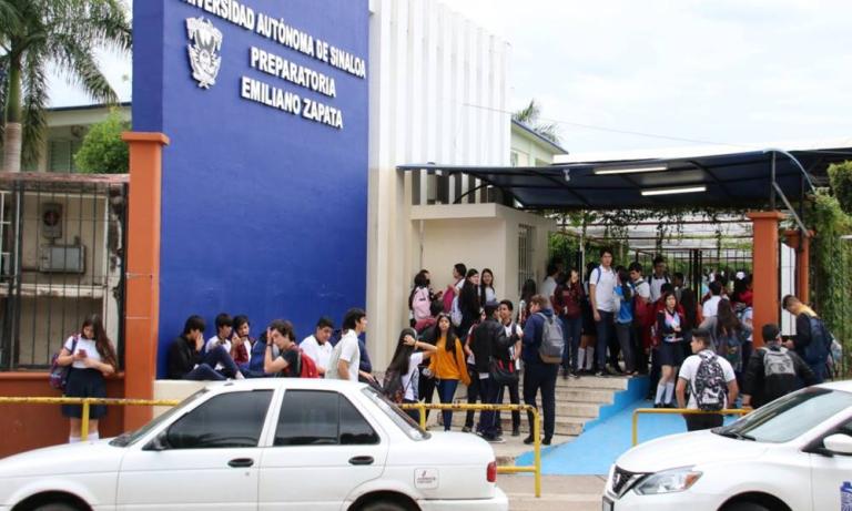 Reportan amenaza de tiroteo en preparatoria de Sinaloa