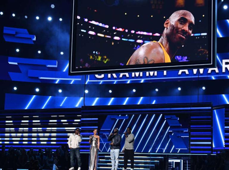 Noche de Grammy’s rinde homenaje a Kobe Bryant