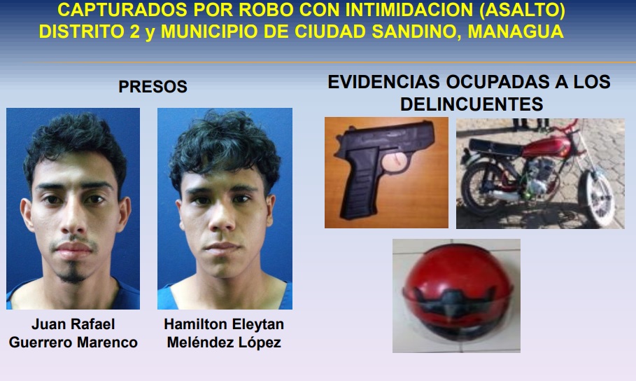 Capturados por la policía 