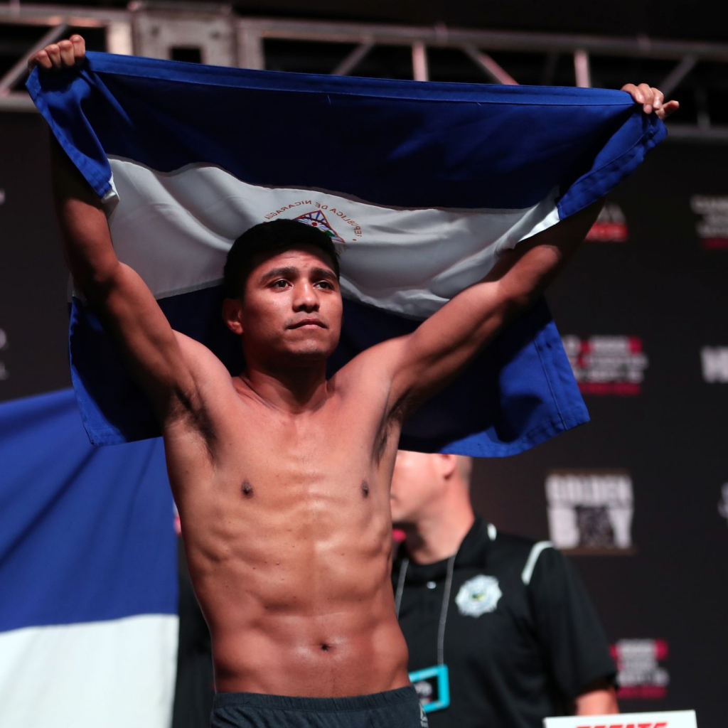 El boxeador nicaragüense Román "Chocolatito" González