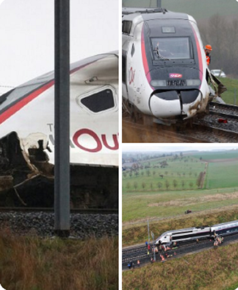 Descarrilamiento de tren en Francia