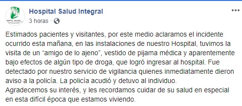 Salud integral comunicado