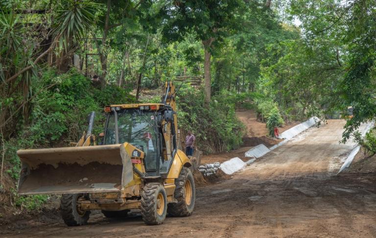 Alcaldía de Managua construye dos rampas en la Comarca Pochocuape