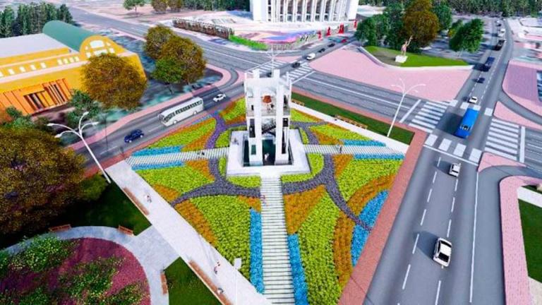 Alcaldía de Managua coloca la primera piedra de La Campana de la Paz