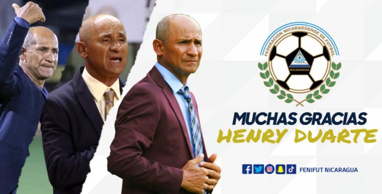 Henry Duarte ya no es el Director Técnico de la Selección Nicaragüense de Fútbol