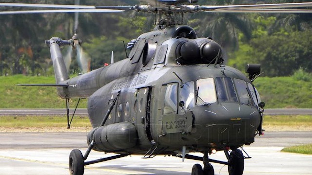 Helicóptero Militar Se Estrella En Colombia