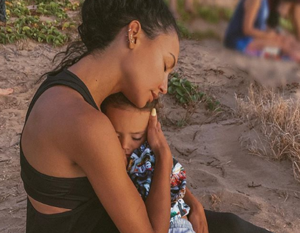 Naya y su hijo