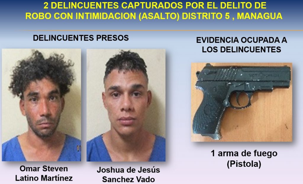 Omar Steven Latino Martínez y Joshua de Jesús Sánchez Vado