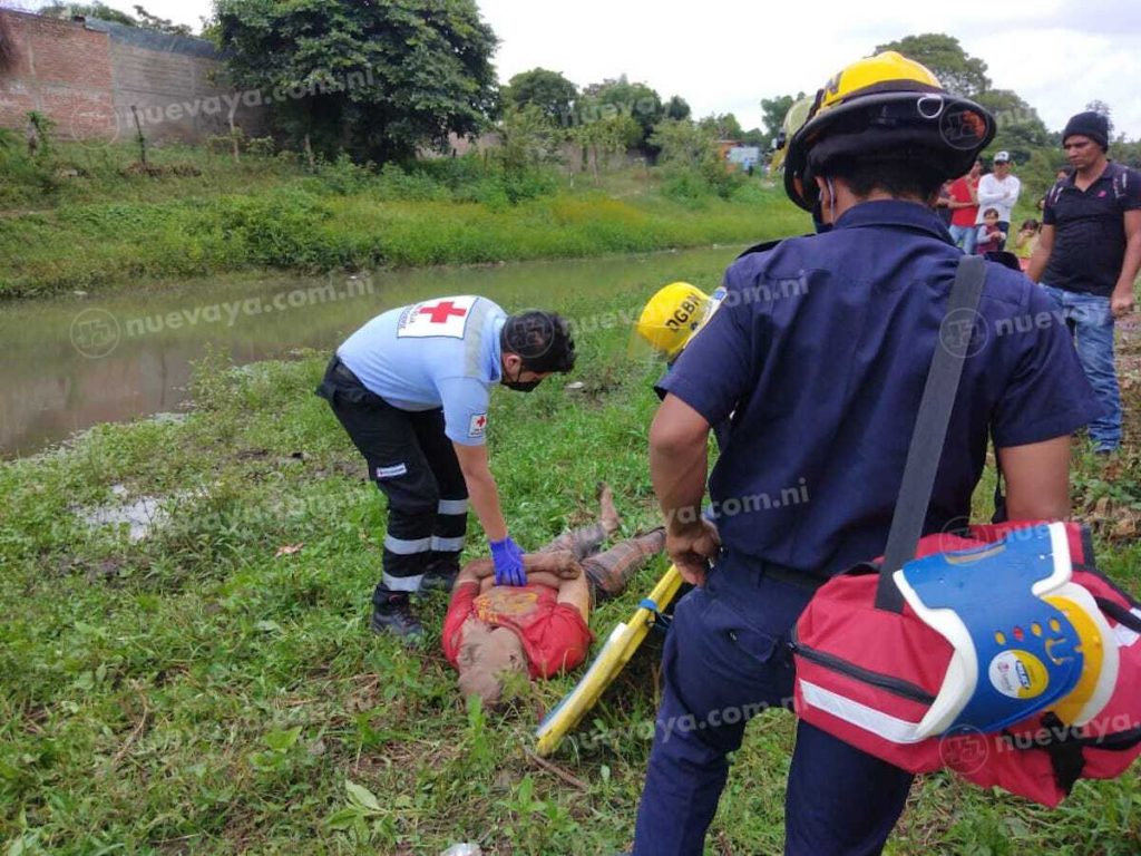 Mario González fue rescatado a orillas del Río Estelí