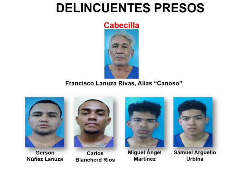 3 grupos delincuenciales son sacados de circulación por la Policía Nacional