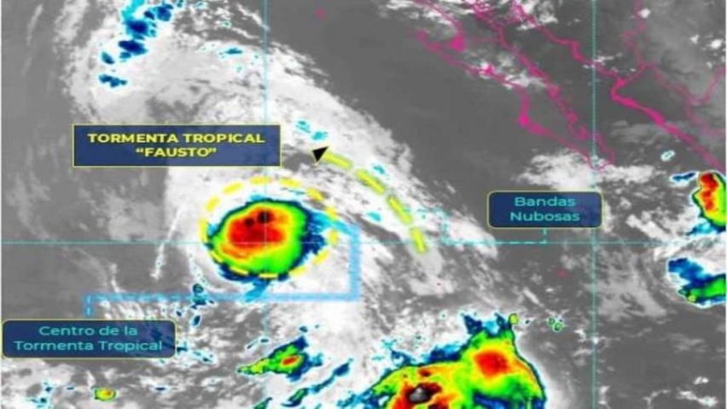 Se forma tormenta tropical Fausto en el Pacífico de México