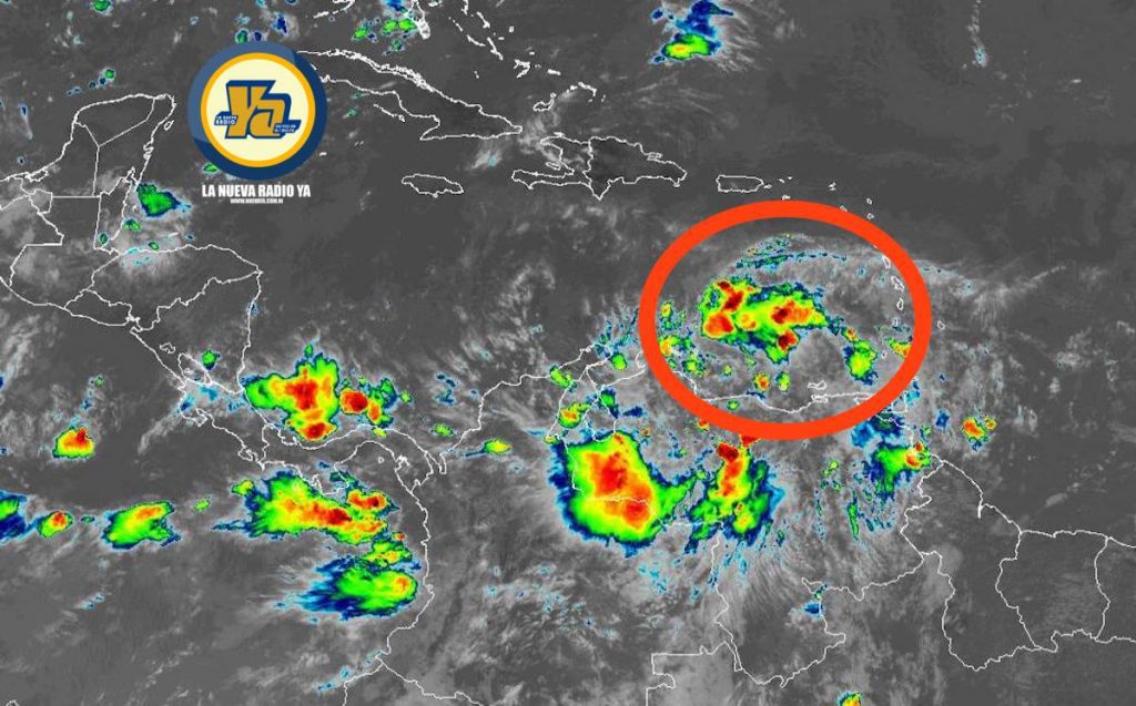 Una Onda Tropical se formó en el Caribe y podría amenazar Nicaragua. Foto CNH