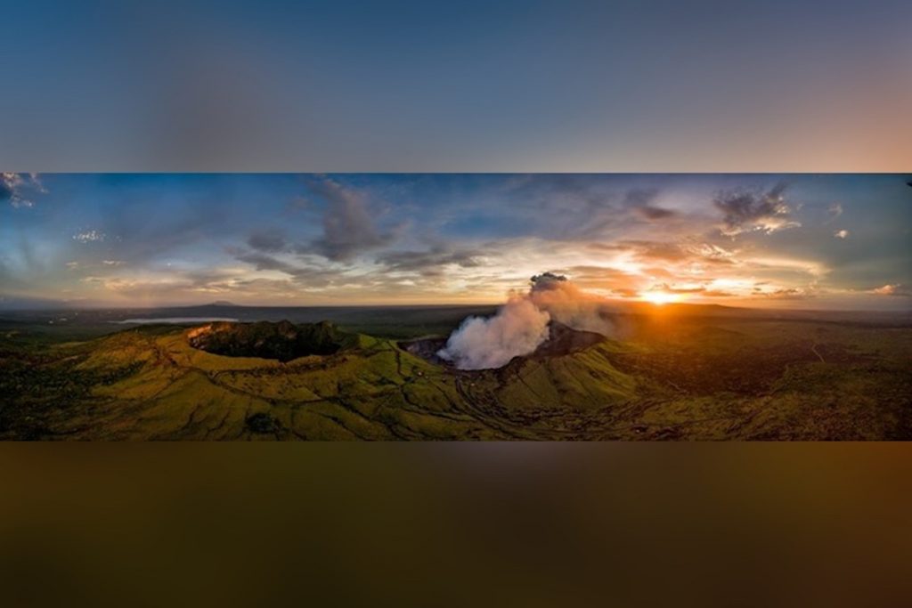 Complejo del volcán masaya en Nicaragua