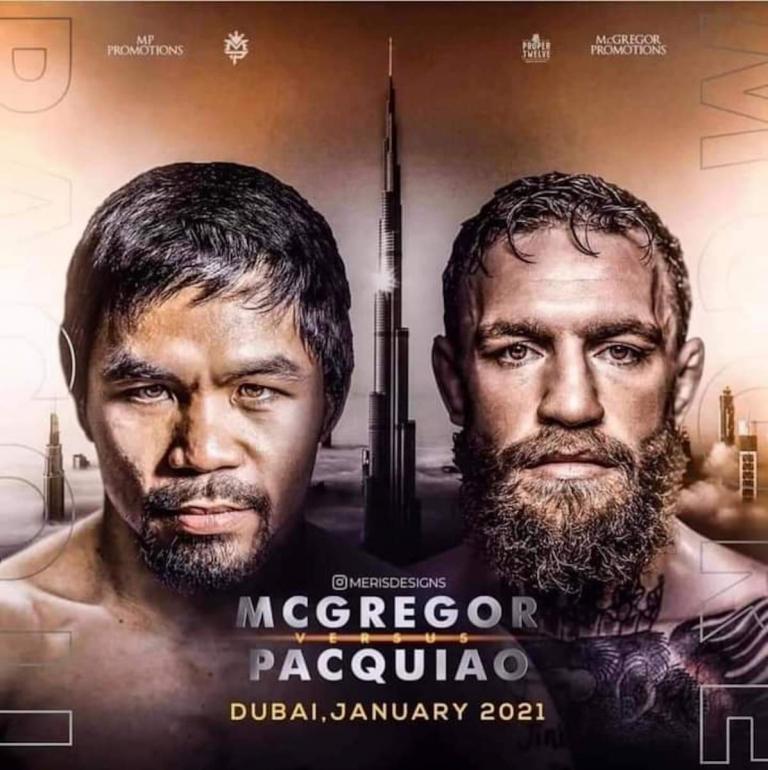 McGregor enfrentará a Manny Pacquiao en el 2021