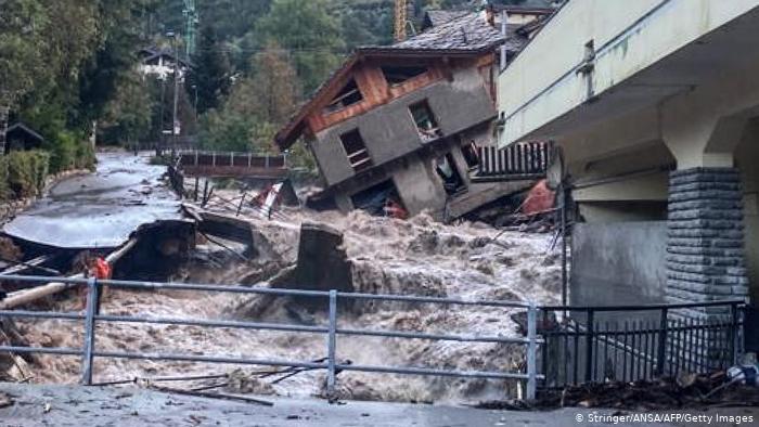 Inundaciones en Italia y Francia han dejado al menos 7 muertos