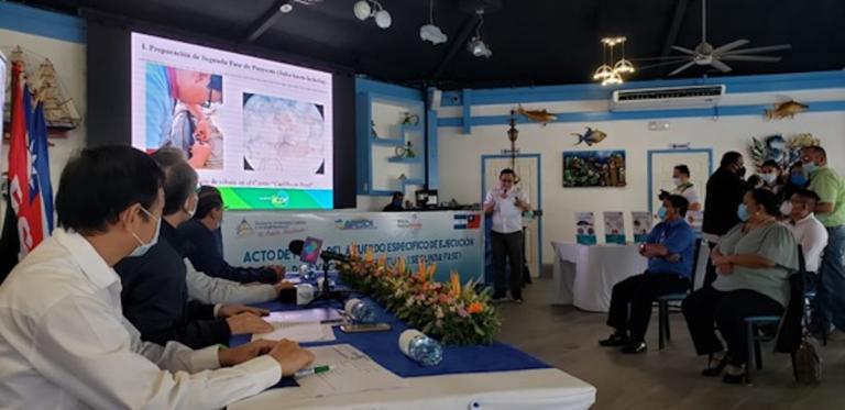 INPESCA y China – Taiwán firman convenio para fortalecer la maricultura